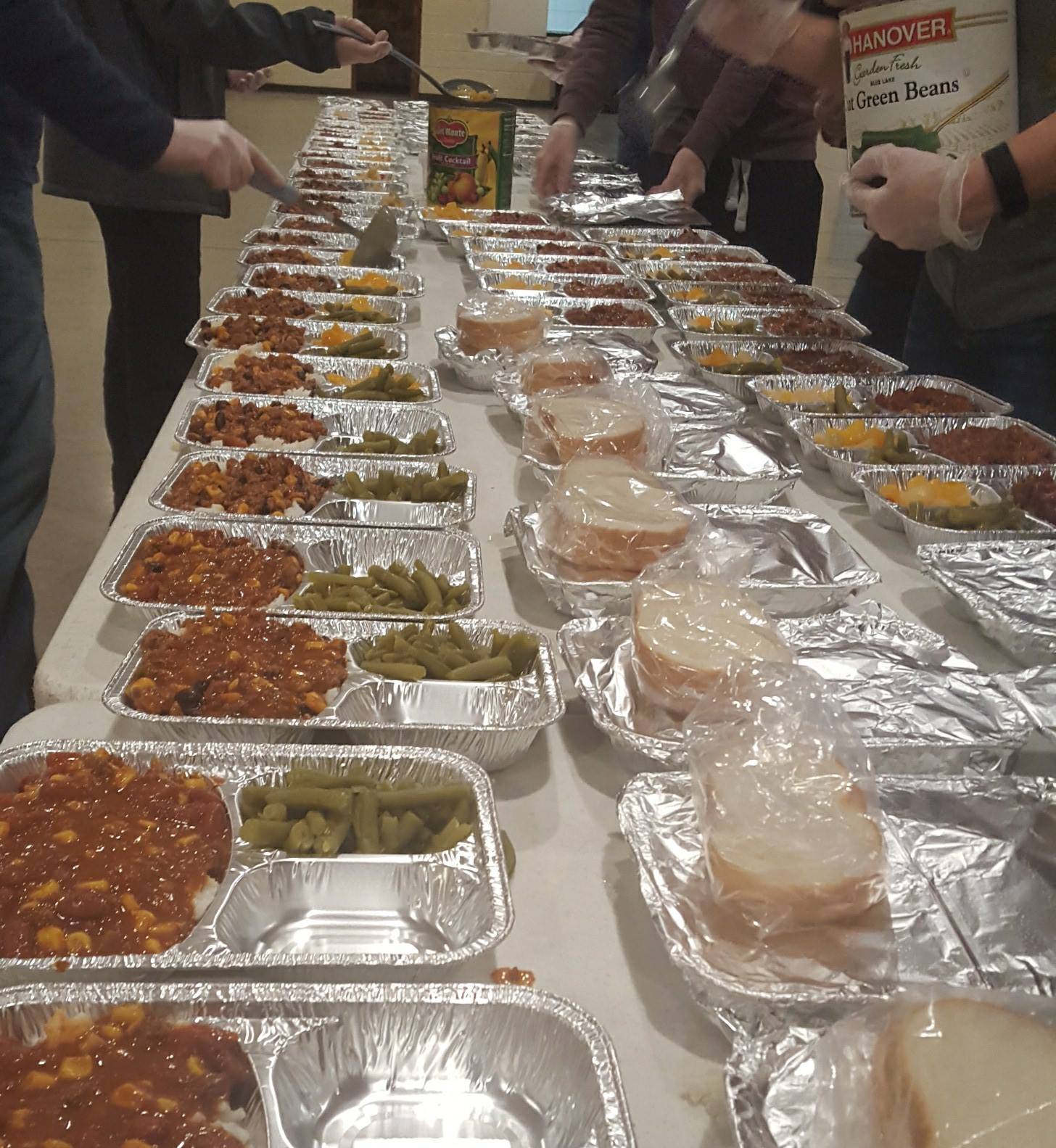 161 Meals packed for Aid For Friends